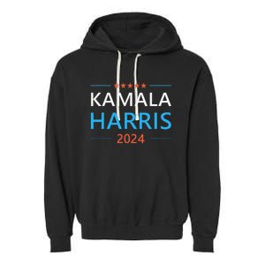 Kamala Harris For President 2024 Garment-Dyed Fleece Hoodie