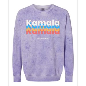 Kamala Harris For President 2024 Harris 2024 Democrat Usa Colorblast Crewneck Sweatshirt