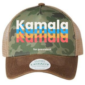 Kamala Harris For President 2024 Harris 2024 Democrat Usa Legacy Tie Dye Trucker Hat