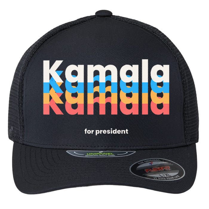 Kamala Harris For President 2024 Harris 2024 Democrat Usa Flexfit Unipanel Trucker Cap