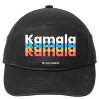 Kamala Harris For President 2024 Harris 2024 Democrat Usa 7-Panel Snapback Hat