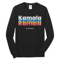 Kamala Harris For President 2024 Harris 2024 Democrat Usa Tall Long Sleeve T-Shirt