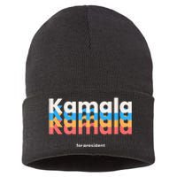 Kamala Harris For President 2024 Harris 2024 Democrat Usa Sustainable Knit Beanie