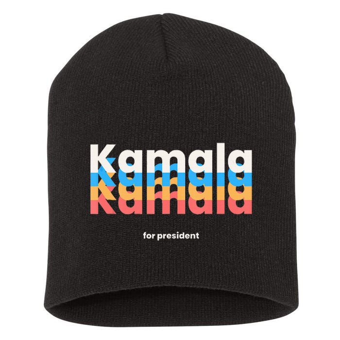 Kamala Harris For President 2024 Harris 2024 Democrat Usa Short Acrylic Beanie