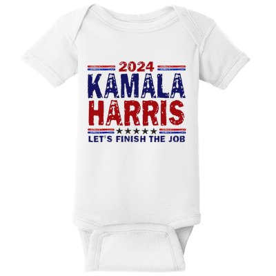 Kamala Harris For President 2024 Baby Bodysuit