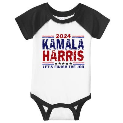 Kamala Harris For President 2024 Infant Baby Jersey Bodysuit