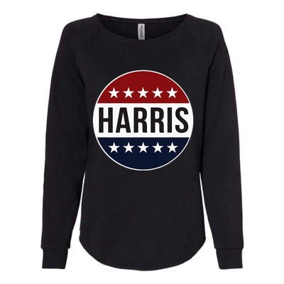 Kamala Harris For President 2024 Kamala Harris Vote Button Womens California Wash Sweatshirt