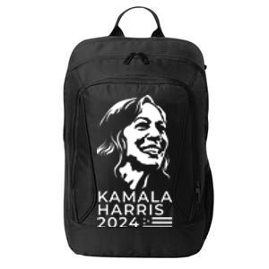 Kamala Harris Face Portrait 2024 City Backpack