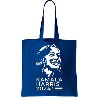 Kamala Harris Face Portrait 2024 Tote Bag