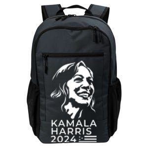 Kamala Harris Face Portrait 2024 Daily Commute Backpack