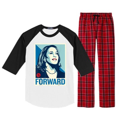 Kamala Harris Forward Raglan Sleeve Pajama Set