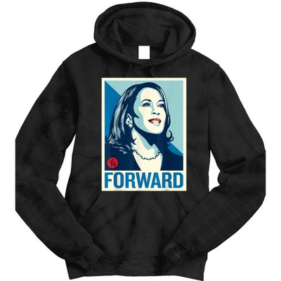 Kamala Harris Forward Tie Dye Hoodie