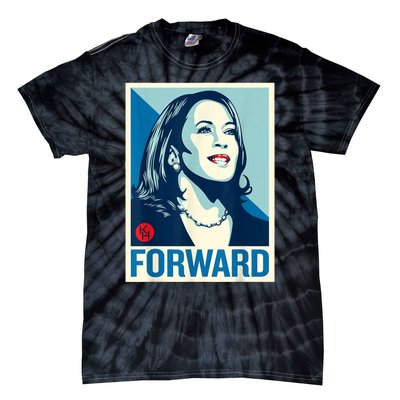 Kamala Harris Forward Tie-Dye T-Shirt