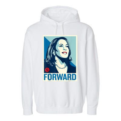 Kamala Harris Forward Garment-Dyed Fleece Hoodie