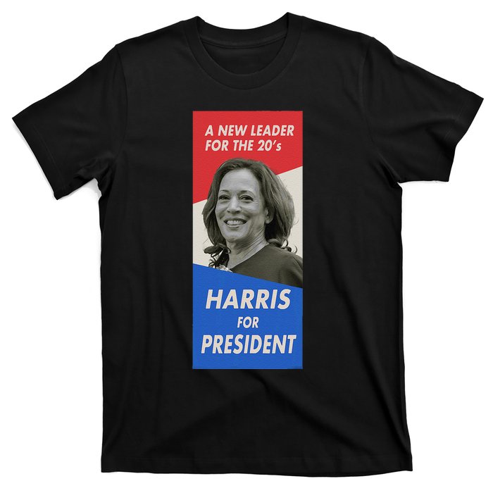 Kamala Harris For President 2024 Harris Retro Vintage Poster T-Shirt