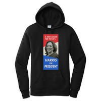 Kamala Harris For President 2024 Harris Retro Vintage Poster Women's Pullover Hoodie