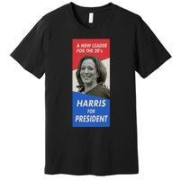 Kamala Harris For President 2024 Harris Retro Vintage Poster Premium T-Shirt