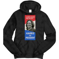 Kamala Harris For President 2024 Harris Retro Vintage Poster Tie Dye Hoodie