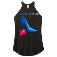 Kamala Harris For President 2024 High Heel Crushed Maga Hat Women's Perfect Tri Rocker Tank