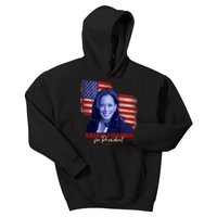 Kamala Harris For President 2024 Madam Vice President Kids Hoodie