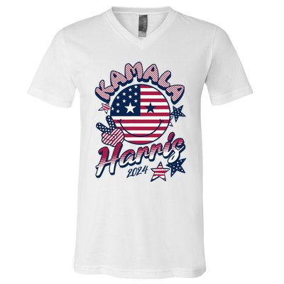 Kamala Harris For President 2024 V-Neck T-Shirt