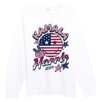 Kamala Harris For President 2024 Premium Crewneck Sweatshirt