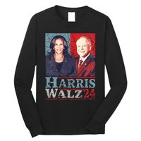 Kamala Harris Forward 2024 Kamala Harris Tim Waltz Forward Long Sleeve Shirt