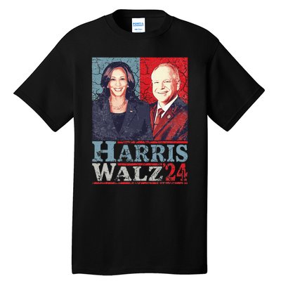 Kamala Harris Forward 2024 Kamala Harris Tim Waltz Forward Tall T-Shirt