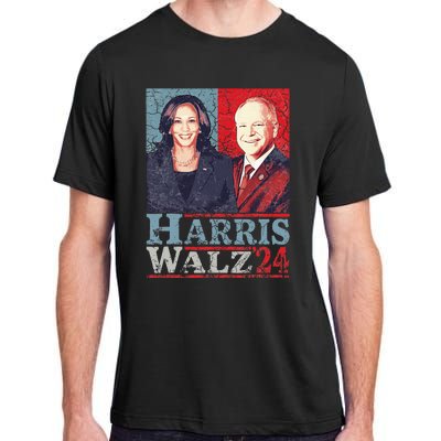 Kamala Harris Forward 2024 Kamala Harris Tim Waltz Forward Adult ChromaSoft Performance T-Shirt