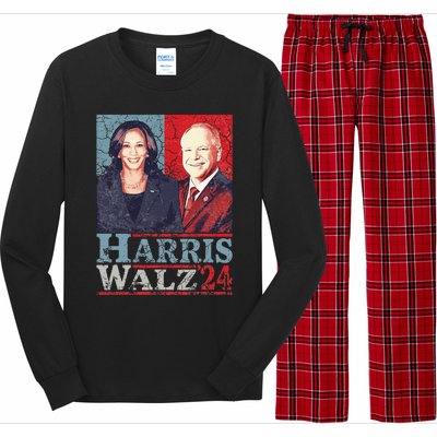 Kamala Harris Forward 2024 Kamala Harris Tim Waltz Forward Long Sleeve Pajama Set