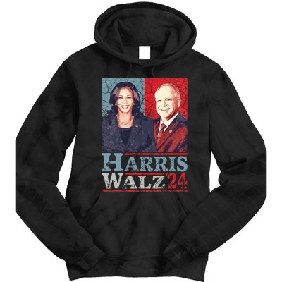 Kamala Harris Forward 2024 Kamala Harris Tim Waltz Forward Tie Dye Hoodie