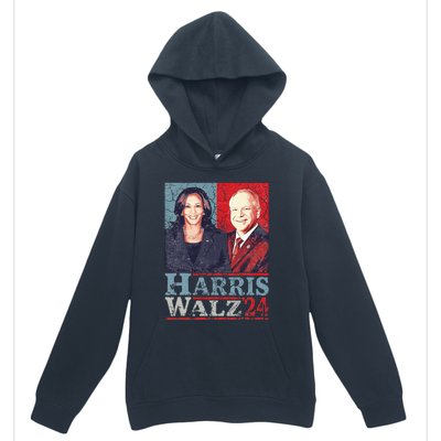 Kamala Harris Forward 2024 Kamala Harris Tim Waltz Forward Urban Pullover Hoodie