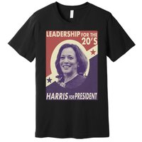 Kamala Harris For President 2024 Harris Retro Vintage Premium T-Shirt