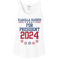 Kamala Harris For President 2024 Ladies Essential Tank