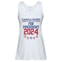 Kamala Harris For President 2024 Ladies Essential Flowy Tank