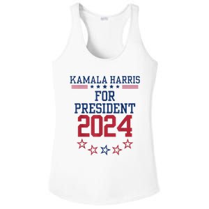 Kamala Harris For President 2024 Ladies PosiCharge Competitor Racerback Tank