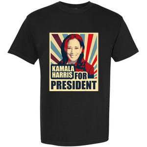 Kamala Harris For President 2024 Democrats Garment-Dyed Heavyweight T-Shirt