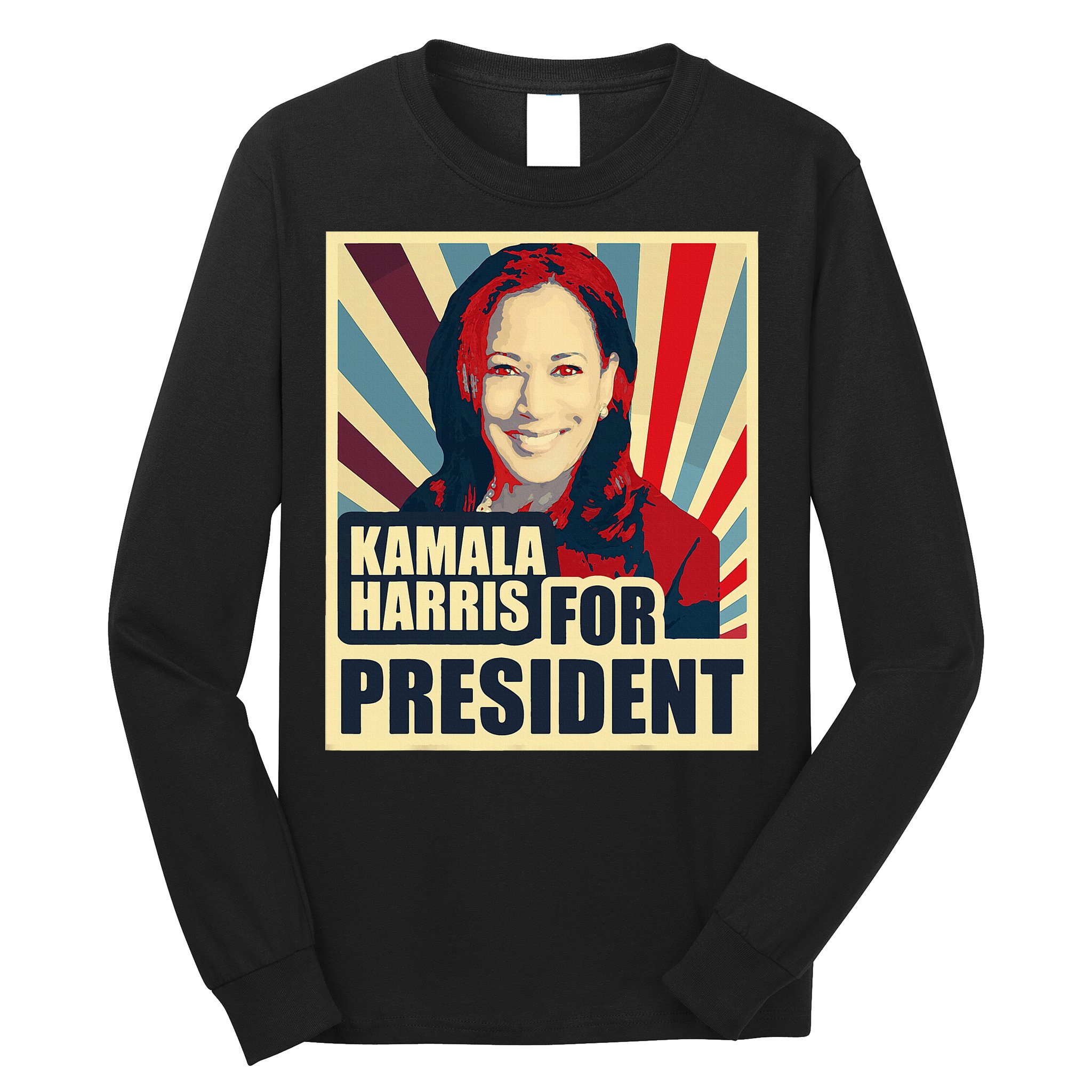 Kamala Harris For President 2024 Democrats Long Sleeve Shirt