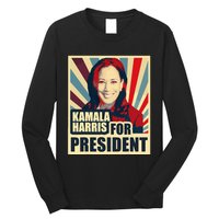 Kamala Harris For President 2024 Democrats Long Sleeve Shirt