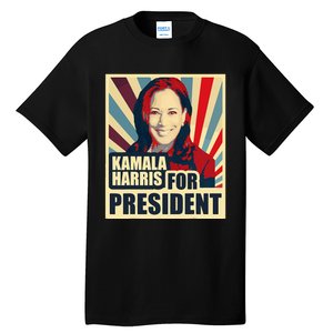 Kamala Harris For President 2024 Democrats Tall T-Shirt