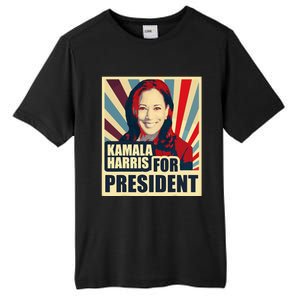 Kamala Harris For President 2024 Democrats Tall Fusion ChromaSoft Performance T-Shirt