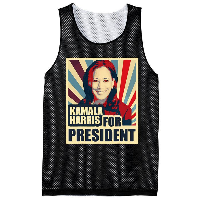 Kamala Harris For President 2024 Democrats Mesh Reversible Basketball Jersey Tank