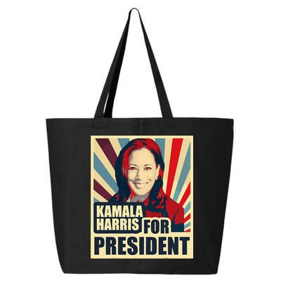 Kamala Harris For President 2024 Democrats 25L Jumbo Tote