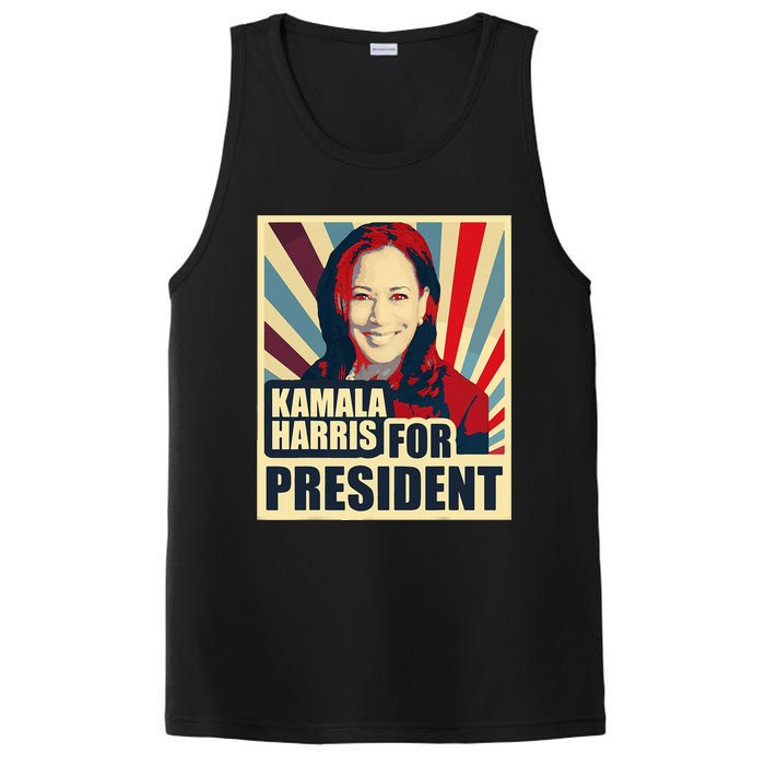 Kamala Harris For President 2024 Democrats PosiCharge Competitor Tank