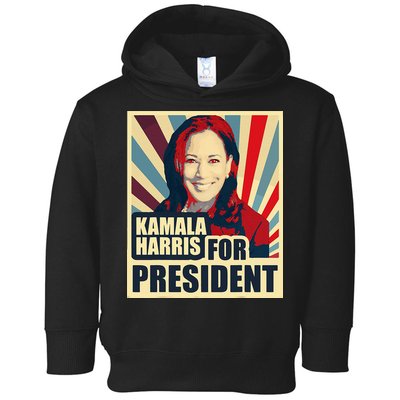 Kamala Harris For President 2024 Democrats Toddler Hoodie