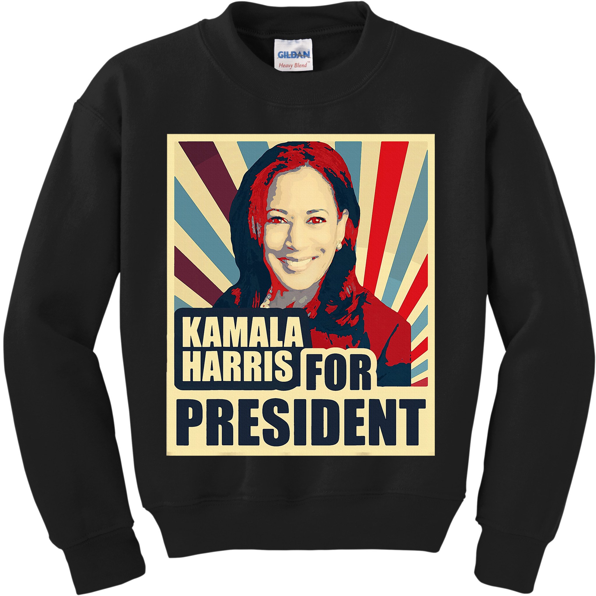 Kamala Harris For President 2024 Democrats Kids Sweatshirt