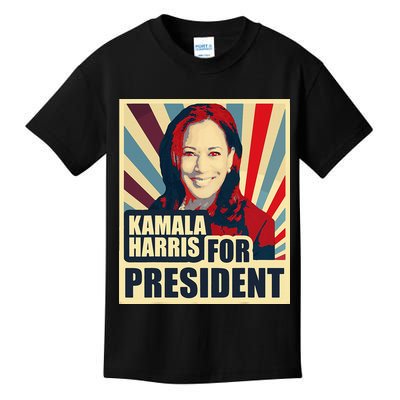 Kamala Harris For President 2024 Democrats Kids T-Shirt