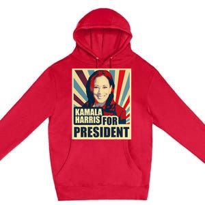 Kamala Harris For President 2024 Democrats Premium Pullover Hoodie