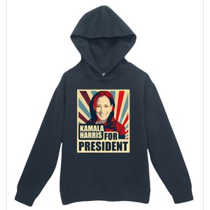 Kamala Harris For President 2024 Democrats Urban Pullover Hoodie