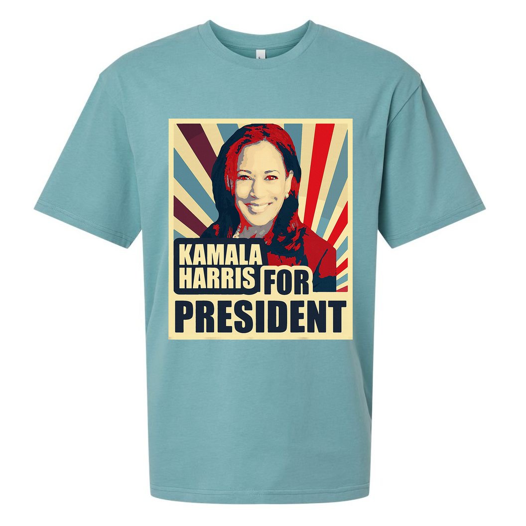 Kamala Harris For President 2024 Democrats Sueded Cloud Jersey T-Shirt